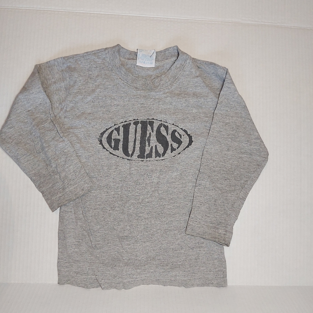 Guess Gray Long Sleeved Tee